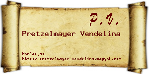 Pretzelmayer Vendelina névjegykártya